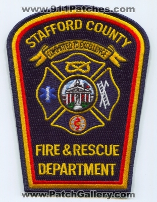 Stafford County Fire and Rescue Department Patch (Virginia)
Scan By: PatchGallery.com
Keywords: co. & dept.