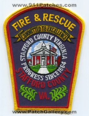 Stafford County Fire and Rescue Department (Virginia)
Scan By: PatchGallery.com
Keywords: & dept. committed to excellence va.
