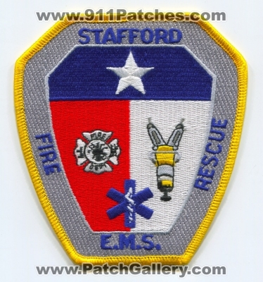 Stafford Fire Department Patch (Texas)
Scan By: PatchGallery.com
Keywords: dept. rescue ems