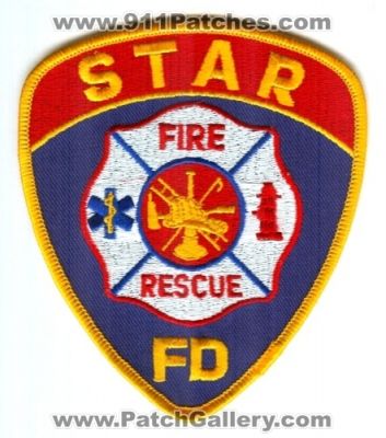 Star Fire Rescue Department (Idaho)
Scan By: PatchGallery.com
Keywords: dept. fd