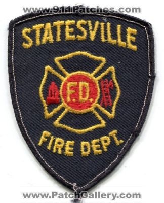 Statesville Fire Department (North Carolina)
Scan By: PatchGallery.com
Keywords: dept. f.d. fd