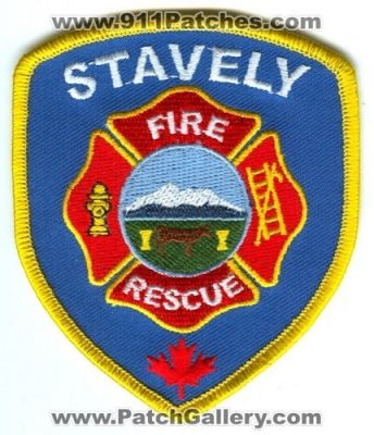 Stavely Fire Rescue Department (Canada AB)
Scan By: PatchGallery.com
Keywords: dept.