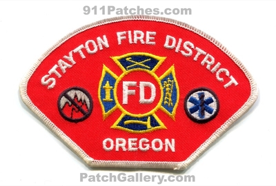 Stayton Fire District Patch (Oregon)
Scan By: PatchGallery.com
Keywords: dist. department dept. fd