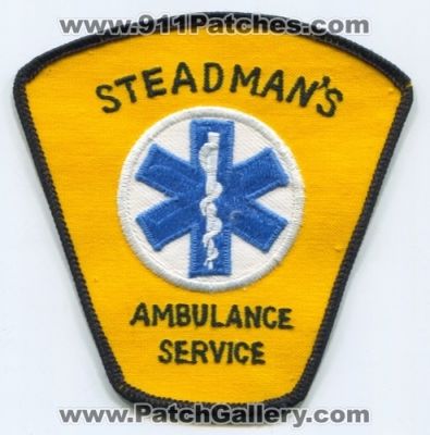 Steadmans Ambulance Service (Maine)
Scan By: PatchGallery.com
Keywords: ems emt paramedic