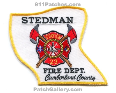 Stedman Fire Department Station 23 Cumberland County Patch (North Carolina)
Scan By: PatchGallery.com
Keywords: dept. co.