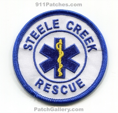 Steele Creek Rescue Emergency Medical Services EMS Patch (North Carolina)
Scan By: PatchGallery.com
Keywords: ambulance emt paramedic