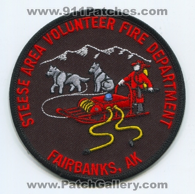 Steese Area Volunteer Fire Department Fairbanks Patch (Alaska)
Scan By: PatchGallery.com
Keywords: vol. dept. ak
