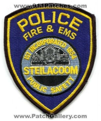 Steilacoom Public Safety Department Police Fire and EMS (Washington)
Scan By: PatchGallery.com
Keywords: dps dept. &