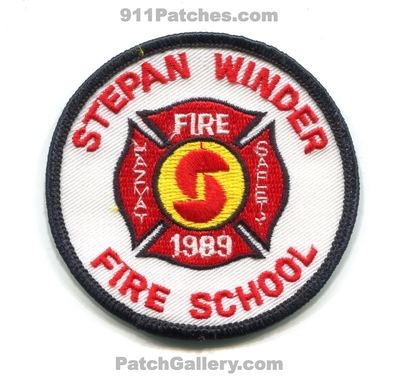 Stepan Winder Fire School 1989 Patch (Georgia)
Scan By: PatchGallery.com
Keywords: hazmat haz-mat safety