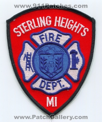 Sterling Heights Fire Department Patch (Michigan)
Scan By: PatchGallery.com
Keywords: dept.