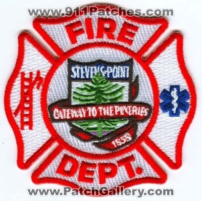 Stevens Point Fire Department (Wisconsin)
Scan By: PatchGallery.com
Keywords: dept. gateway to the pineries