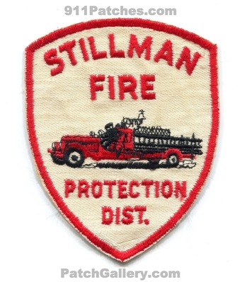 Stillman Fire Protection District Patch (Illinois)
Scan By: PatchGallery.com
Keywords: prot. dist. department dept.