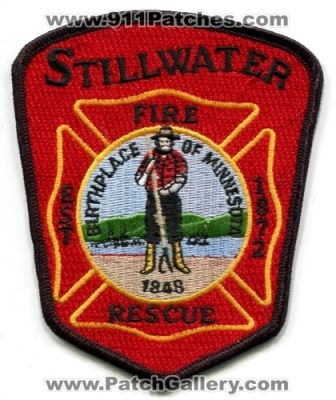 Stillwater Fire Rescue Department Patch (Minnesota)
Scan By: PatchGallery.com
Keywords: dept.