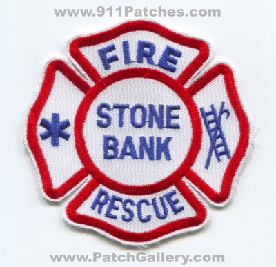 Stone Bank Fire Rescue Department Patch (Wisconsin)
Scan By: PatchGallery.com
Keywords: dept.