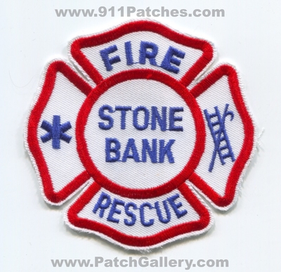 Stone Bank Fire Rescue Department Patch (Wisconsin)
Scan By: PatchGallery.com
Keywords: dept.