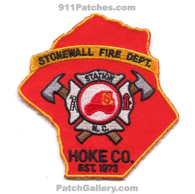 Stonewall Fire Department Station 6 Hoke County Patch (North Carolina)
Scan By: PatchGallery.com
Keywords: dept. co. est. 1973