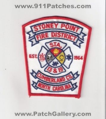 Stoney Point Fire District Station 13 and 19 (North Carolina)
Thanks to Bob Brooks for this scan.
Keywords: sta. & cumberland county co.