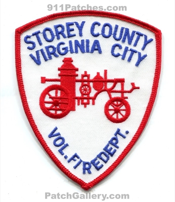 Storey County Volunteer Fire Department Virginia City Patch (Nevada)
Scan By: PatchGallery.com
Keywords: co. vol. dept.