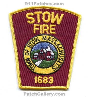 Stow Fire Department Patch (Massachusetts)
Scan By: PatchGallery.com
Keywords: town of dept. 1683