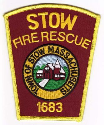 Stow Fire Rescue
Thanks to Michael J Barnes for this scan.
Keywords: massachusetts town of