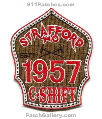Strafford Fire Department C-Shift Patch (Missouri)
Scan By: PatchGallery.com
Keywords: dept. estd. 1957