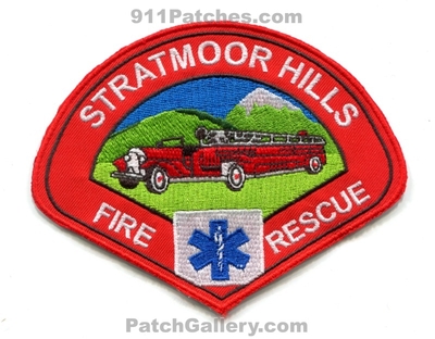 Stratmoor Hills Fire Rescue Department Patch (Colorado)
[b]Scan From: Our Collection[/b]
Keywords: dept.