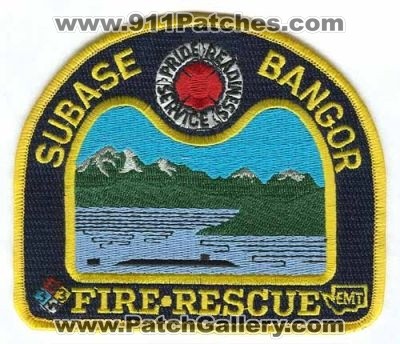 Subase Bangor Fire Rescue Department USN Navy Military Patch (Washington)
Scan By: PatchGallery.com
Keywords: dept. pride readiness service emt