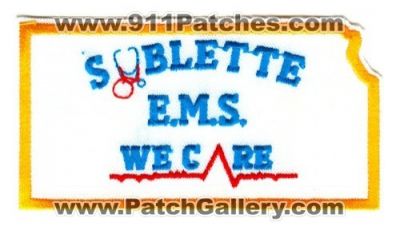 Sublette EMS (Kansas)
Scan By: PatchGallery.com
Keywords: e.m.s.