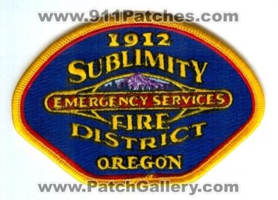 Sublimity Fire District Emergency Services (Oregon)
Scan By: PatchGallery.com
