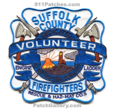 Suffolk County Fire Department Volunteer Firefighters Patch (New York)
Scan By: PatchGallery.com
Keywords: co. dept. vol. engine ladder rescue and & hazmat haz-mat companies company co. station dedicated to serving their community