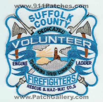 Suffolk County Volunteer FireFighters (New York)
Thanks to Mark C Barilovich for this scan.
Keywords: engine ladder rescue & and haz-mat hazmat co.s