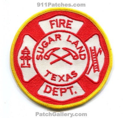 Sugar Land Fire Department Patch (Texas)
Scan By: PatchGallery.com
Keywords: dept.