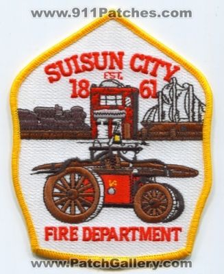 Suisun City Fire Department Patch (California)
Scan By: PatchGallery.com
Keywords: dept. est. 1861