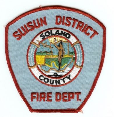 Suisun District Fire Dept
Thanks to PaulsFirePatches.com for this scan.
Keywords: california department solano county