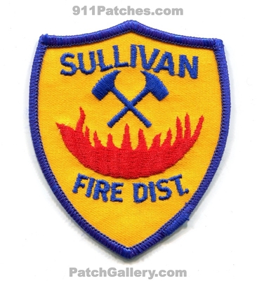 Sullivan Fire District Patch (Illinois)
Scan By: PatchGallery.com
