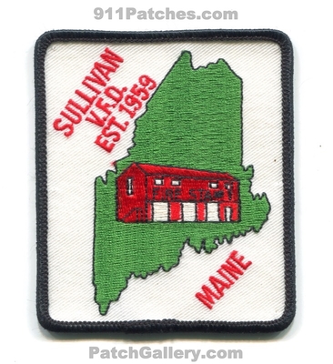 Sullivan Volunteer Fire Department Patch (Maine)
Scan By: PatchGallery.com
Keywords: vol. dept. vfd v.f.d. est. 1959