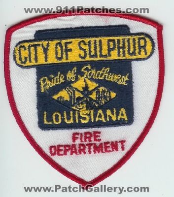 Sulphur Fire Department (Louisiana)
Thanks to Mark C Barilovich for this scan.
Keywords: city of