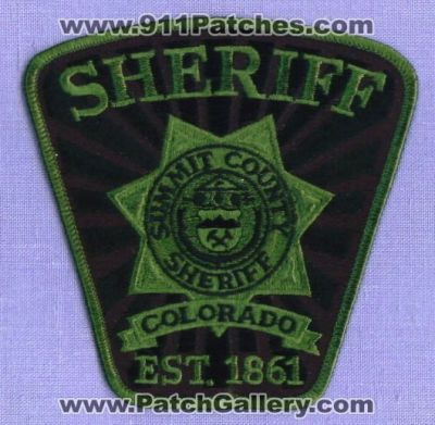 Summit County Sheriff's Department (Colorado)
Thanks to apdsgt for this scan.
Keywords: sheriffs dept.