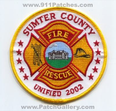 Sumter County Fire Rescue Department Patch (Florida)
Scan By: PatchGallery.com
Keywords: co. dept. unified 2002