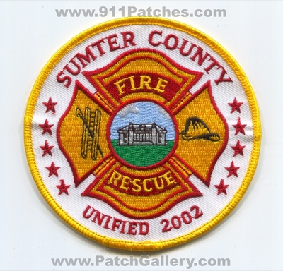 Sumter County Fire Rescue Department Patch (Florida)
Scan By: PatchGallery.com
Keywords: co. dept. unified 2002