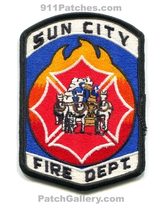 Sun City Fire Department Patch (Arizona)
Scan By: PatchGallery.com
Keywords: dept.