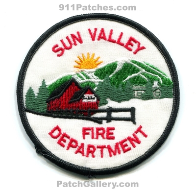 Sun Valley Fire Department Patch (Idaho)
Scan By: PatchGallery.com
Keywords: dept.