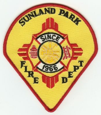 Sunland Park Fire Dept
Thanks to PaulsFirePatches.com for this scan.
Keywords: new mexico department
