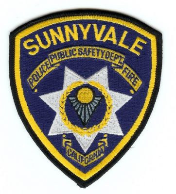Sunnyvale Fire Police Public Safety Dept
Thanks to PaulsFirePatches.com for this scan.
Keywords: california department dps