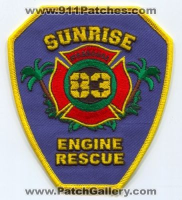 Sunrise Fire Rescue Department Station 83 (Florida)
Scan By: PatchGallery.com
Keywords: dept. company co. firehouse engine