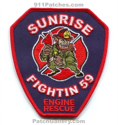 Sunrise Fire Rescue Department Station 59 Patch (Florida)
Scan By: PatchGallery.com
Keywords: dept. engine rescue company co. fightin