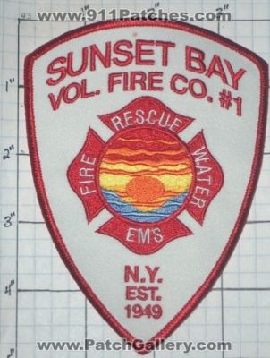Sunset Bay Volunteer Fire Company Number 1 (New York)
Thanks to swmpside for this picture.
Keywords: vol. co. #1 rescue water ems