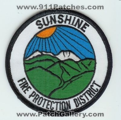 Sunshine Fire Protection District (Colorado)
Thanks to Jack Bol for this scan.
