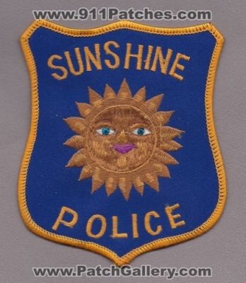 Sunshine Police Department (UNKNOWN STATE)
Thanks to Paul Howard for this scan.
Keywords: dept.