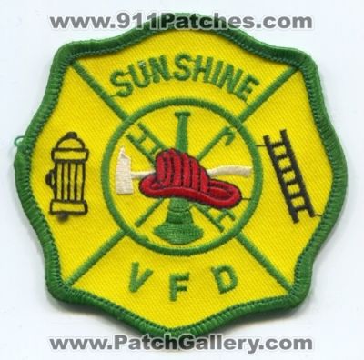 Sunshine Volunteer Fire Department (Louisiana)
Scan By: PatchGallery.com
Keywords: dept. vfd
